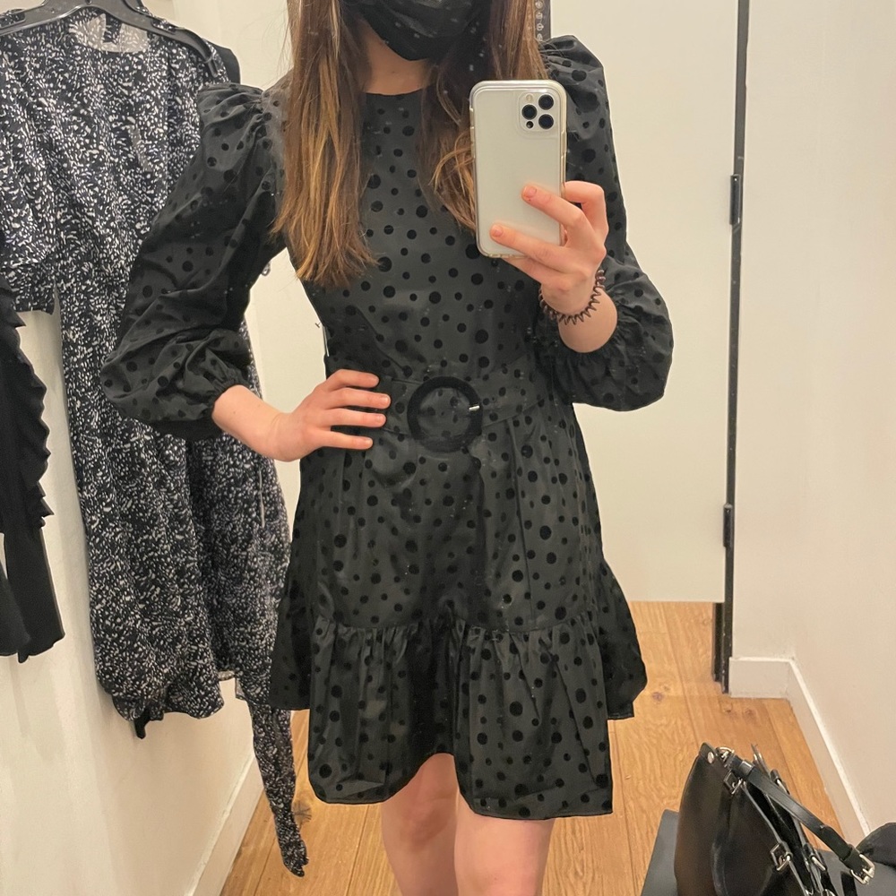 Express mini dress with belt